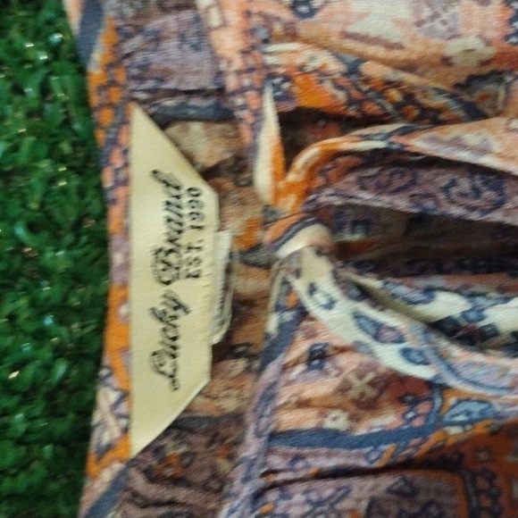 Lucky Brand Bohemian Print Women's Top - Picture 2 of 4